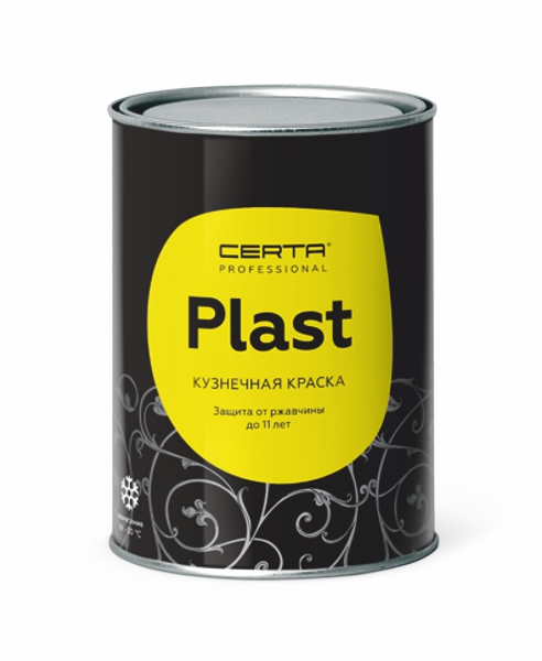 Кузнечная краска CERTA PLAST молотковая