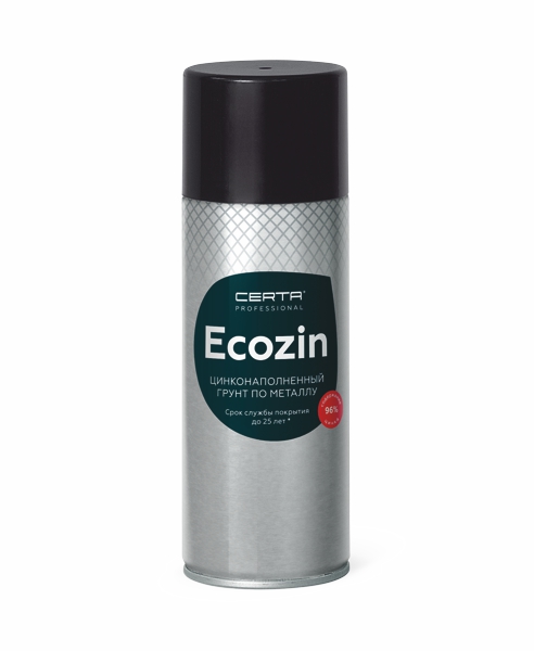 Цинконаполненный грунт по металлу Ecozin (аэрозоль)