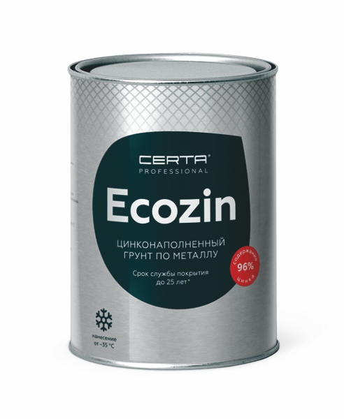Цинконаполненный грунт по металлу Ecozin (аэрозоль)